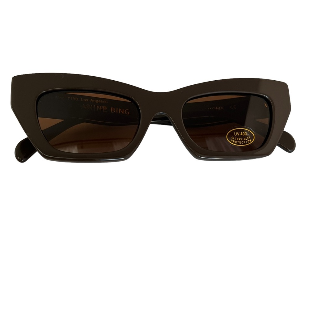 ANINE BING Sonoma Sunglasses in Brown NWT - Picture 4 of 9